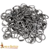 Mild Steel Loose Round Rings with Dome Rivets, Ø8mm 18gauge 1kg for DIY and Repairs of Chain Mail Armour