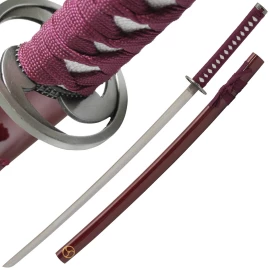 Katana Red with Carbon Steel Blade