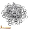 Aluminium Loose Flat Rings with Dome Rivets, Ø10 mm, 16-gauge, 1kg