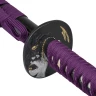 Katana PURPLE s ručně kovanou damaškovou čepelí