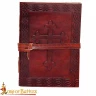 Celtic Cross Leather Journal