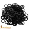 Loose Solid Flat Rings ID 9mm 1.2mm Blackened Mild-steel, 1kg