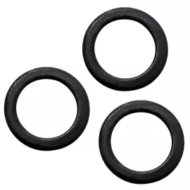 Loose Solid Flat Rings ID 9mm 1.2mm Blackened Mild-steel, 1kg