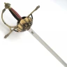 Musketeers sword with brass finish