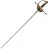 Musketeers sword with brass finish