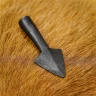 Hand-forged arrowheads 5cm, triangular shape, set of 3