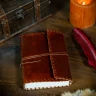 Leather-Bound Journal with Border Stitching