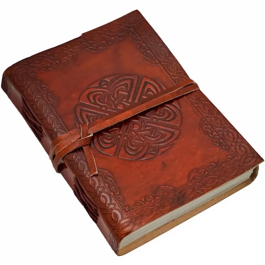 Celtic Mandala Leather Journal