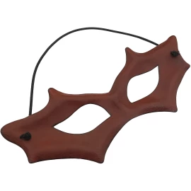 Fantasy Masquerade Genuine Leather Eye Mask for LARP or Cosplay