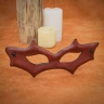 Fantasy Masquerade Genuine Leather Eye Mask for LARP or Cosplay