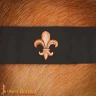 Fleur-de-Lys Belt Mount / Fitting, Lost-wax Cast Bronze