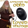 Antiqued Blackened Viking Classic Shield Boss Umbo 19cm, Fully Functional and Battle-Ready 2.0mm