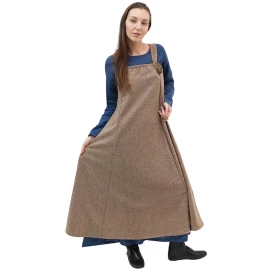 Schürzenkleid aus Wikingerstoff mit Rautenmuster