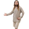 Men's A shape Medieval Shirt from 100% Linen of Natural Colour