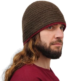 Naalbinding Viking Woolen Cap from 100% Wool