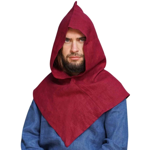 Skjoldehamn Viking Hood from 100% Linen