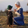 "The Peasant Daughter" Late Medieval Kirtle, 100% Linen, Short Sleeves, 14th-15th Century Dress