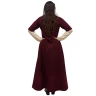 "The Peasant Daughter" Late Medieval Kirtle, 100% Wool, Short Sleeves, 14th-15th Century Dress