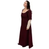 "The Peasant Daughter" Late Medieval Kirtle, 100% Wool, Short Sleeves, 14th-15th Century Dress