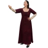 "The Peasant Daughter" Late Medieval Kirtle, 100% Wool, Short Sleeves, 14th-15th Century Dress