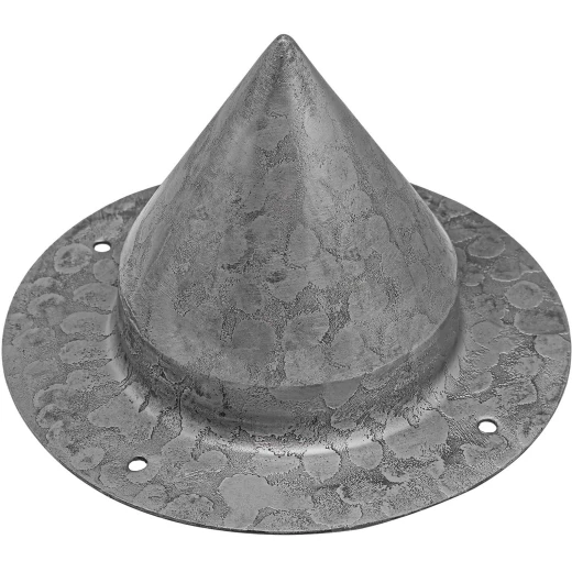 Medieval Conical Shield Boss, Antiqued Finish, 1.6 mm Steel