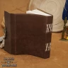 High Quality Leather Diary with Antique Swing Hook Clasp Closure