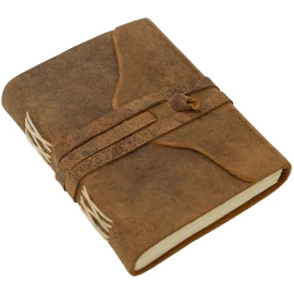 Medieval Handmade Leather Diary with Binding Strap