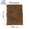 Medieval Handmade Leather Diary with Binding Strap