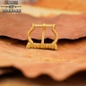 Medieval Horned Brass Buckle for 15mm Straps