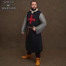 Black Medieval Crusader Tabard / Surcoat