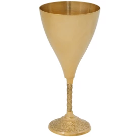 Medieval Knight’s Ball Solid Brass Goblet / Chalice