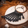 Hand Forged Vintage Dungeon Keys Set of 10