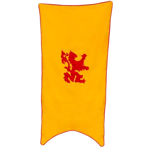 Medieval Banner / Flag with Rampant Lion