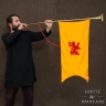 Medieval Banner / Flag with Rampant Lion