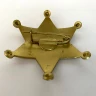 US Civil War Star-Shaped U.S. Sheriff's Badge