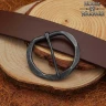 Hand Forged Sturdy Steel Belt Buckle 35mm