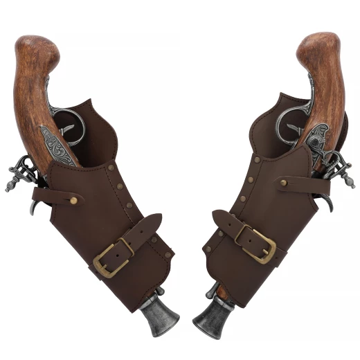 Cowboyholster für Pistolen und Revolver (1 Stück)