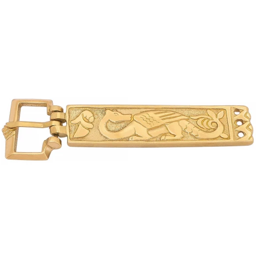 Viking Mythical Dragon Buckle Jörmungandr, 20mm belt width