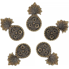 Early Medieval Brass Belt End - 5Pcs