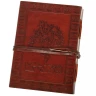 Leather Journal with Celtic Cross and Tree of Life