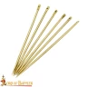 Solid Brass Needles 4cm for Reenactment (Set of 5)