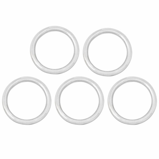 Nickel-coated Steel Rings, Set of 5pcs | Outfit4events