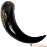 Drinking Horn 400ml with Engraved Celtic Knotwork