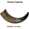 Drinking Horn with engraved Skull, 400-500 ml