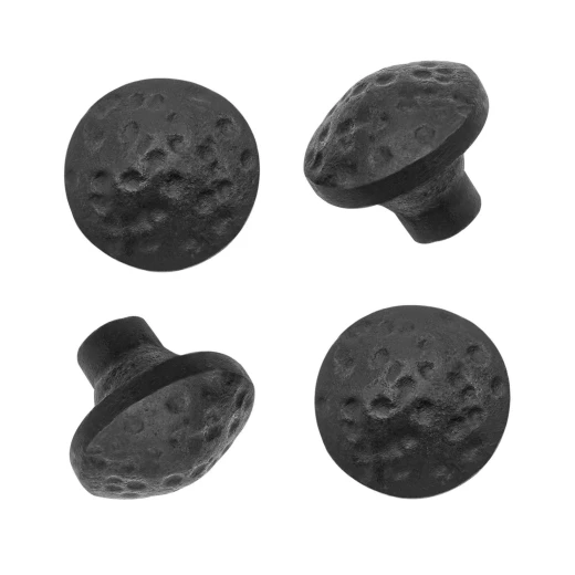 Forged Furniture Round Handles Cupboard Knobs Retro Style Ø32mm (4 pcs)