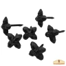 Wrought Iron Nails 20mm Trillium 4-Leaf Head (Set of 6)