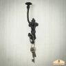 Baroque Cast Iron Wall Mounted Coat Hooks Heavy Duty (Set of 2)