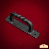 Cast Iron Sliding Barn Door Handle 13x2.4 cm