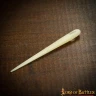 45mm bone needles, sewing needles made of bone, set of 5