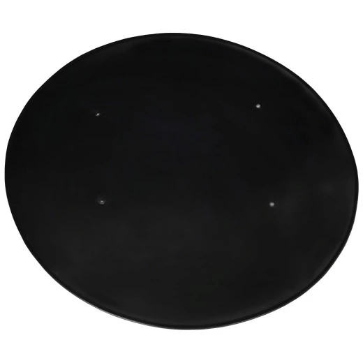 Round Shield 56cm Made of Blackened Steel 1.2mm